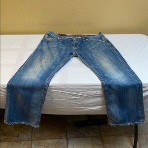 Alex relaxed straight rock revival men’s jeans